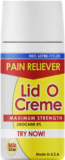 FREE Lid O Creme Pain Reliever Sample