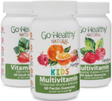 FREE Go Healthy Natural Kids or Adults Multivitamin Gummy Sample Bottle