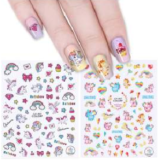 FREE Top Glamour Blue Plaid Nail Water Decals
