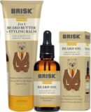 FREE Brisk Grooming Citrus Beard Oil & 2in1 Styler Samples