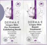 FREE Derma E Crepey Skin Repair Treatment and Pre-Treatment Exfoliating Scrub Sample